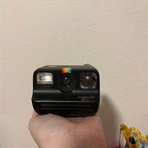 Polaroid Instant Camera - Black with Rainbow Accent